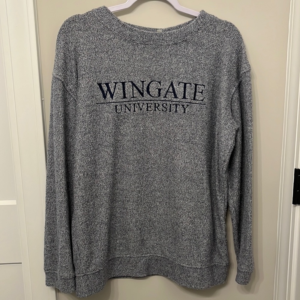 Wingate University Boxercraft Cozy Pullover Crewneck Sweatshirt